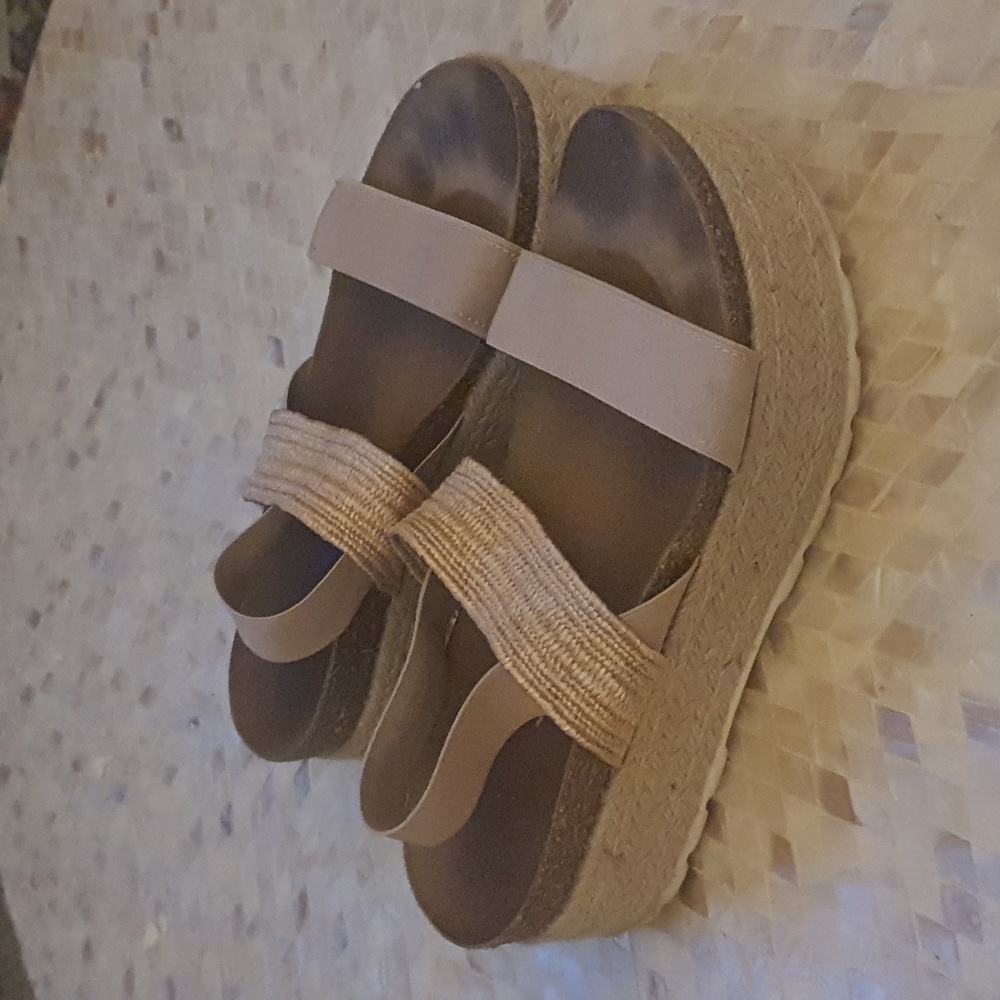 Steve Madden Espadrille Wedges sz 9